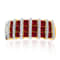 KALLATI Yellow Gold 2.40 ctw Ruby and Diamond Ring