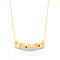 KALLATI Yellow Gold "Eternal" 0.20 ct Ruby Necklace