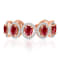 KALLATI Rose Gold 1.25 ctw Ruby and Diamond Ring