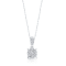 KALLATI White Gold "Eternal" 0.20ct Diamond Pendant