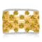 KALLATI Yellow Gold "Sunset" 2.00 ctw Round White &
Natural Yellow Diamond Ring