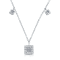 KALLATI White Gold "Princesse Royale" 0.75ct Diamond Necklace