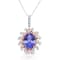 KALLATI White Gold "Renaissance" 7.10ctw Tanzanite Pendant