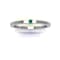 Grass Collection - Sterling Silver Ring  – 1 Intense Green Natural Emerald