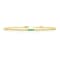 Grass Collection - Gold Over Sterling Silver Bracelet – 4 Intense Green
Natural Emeralds