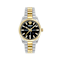 Versace Millenyium Black Dial Two-tone Stainless Steel Bracelet Watch
