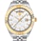 Date Superlative Silver Dial Crystal Watch