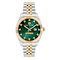 Date Superlative Green Dial Two-tone Stainless Steel Crystal Watch