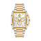 Versace Dominus Silver Tone Dial Two-tone Stainless Steel Chronograph Watch