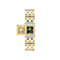 Versace Reveal Green Dial Two-tone Stainless Steel Bracelet Watch