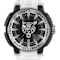 Tiger Power Black Case Silicone Strap Watch