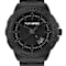 Rampage Black Dial IP Black Bracelet Watch
