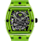 The $keleton Crystal Automatic Black Skeleton Dial Watch