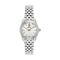 V-Code Silver Tone Dial Stainless Steel Bracelet Watch