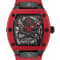 The $keleton Silicone Strap Mens Watch