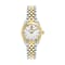 V-Code Silver Tone Dial Two-tone Stainless Steel Bracelet Watch