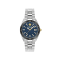 V-Dome Mens Watch Stainless Steel Case Blue Guilloché Dial Stainless
Steel Bracelet