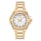 Plein Majesty White Dial Yellow Stainless Steel Crystal Watch