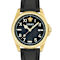Versace Anteo IP Yellow Case Leather Watch