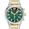 Ferragamo F-80 Green Dial Chrono Bracelet Watch