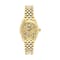 V-Code Gold Tone Dial Yellow Stainless Steel Bracelet Watch