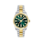 Versace Millenyium Green Dial Two-tone Stainless Steel Bracelet Watch