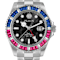 GMT-I Challenger Baguettes Black Dial Bracelet Watch