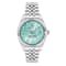 Date Superlative Blue Dial Stainless Steel Crystal Watch