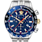 Versace Hellenyium Blue Sunray Dial Chrono Bracelet Watch