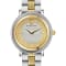 Versace Greca Flourish White Dial Two-tone Bracelet Watch