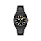 V-Dome Aluminum Bracelet Black Dial Watch