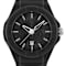 New Fearless Black Dial Silicone Strap Watch