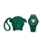 V-Pop Green Dial Silicone Watch