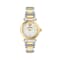 Versace Greek Silver Tone Dial Two-tone Stainless Steel Bracelet Watch