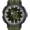 Tiger Power Black Case and Dial Silicone Strap Watch