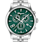 Ferragamo Duo Chrono Green Dial Stainless Steel Bracelet Watch