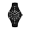 Plein Underdog Black Case and Dial Silicone Watch