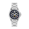 V-Galaxy Moonphase Blue Dial Stainless Steel Bracelet Watch