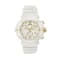 Versace Real Active Chrono White Dial Silicone Strap Watch