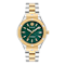 Plein Underdog Green Dial Two-tone Stainless Steel Bracelet Watch