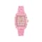 Versace Dominus Ecoceramic Pink Dial Watch