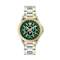 V-Galaxy Moonphase Green Dial Two-tone Stainless Steel Bracelet Watch