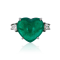 Andreoli Emerald And Diamond Ring