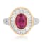 Andreoli Diamond And Ruby Ring