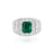 Andreoli Diamond And Emerald Ring