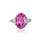 Andreoli Pink Sapphire And Diamond Ring