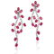 Andreoli Ruby And Diamond Earrings