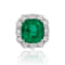 Andreoli Emerald And Diamond Ring