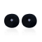 Sterling Silver Black Onyx And Tanzanite Studs 36.56ctw