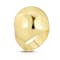 14k Yellow Gold Over Brass Dome Ring